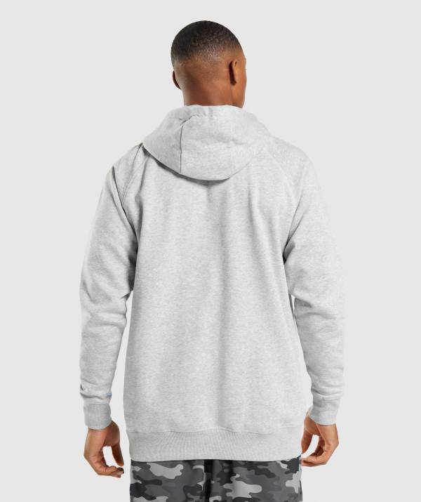 Panske Mikiny S Kapucňou Gymshark Apollo Svetlo Siva | BC9372406